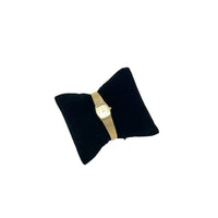 Vintage Gold Armitron Mesh Strap Dainty Wristwatch