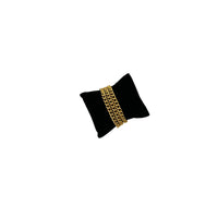 BraceletsVintage Gold Cuban Curb Three Chain Layering Bracelet