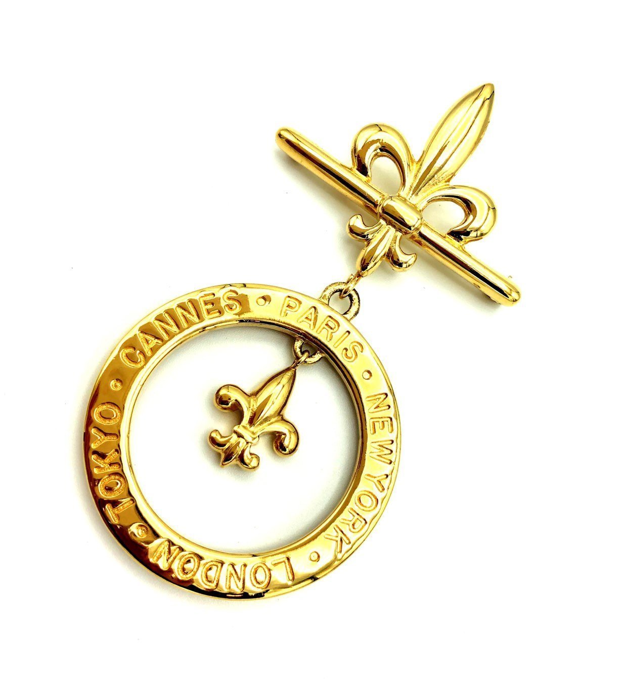 Vintage Gold Givenchy Fleur-de-lis Brooch – 24 Wishes Vintage Gold Givenchy Fleur-de-lis Brooch – 24 Wishes