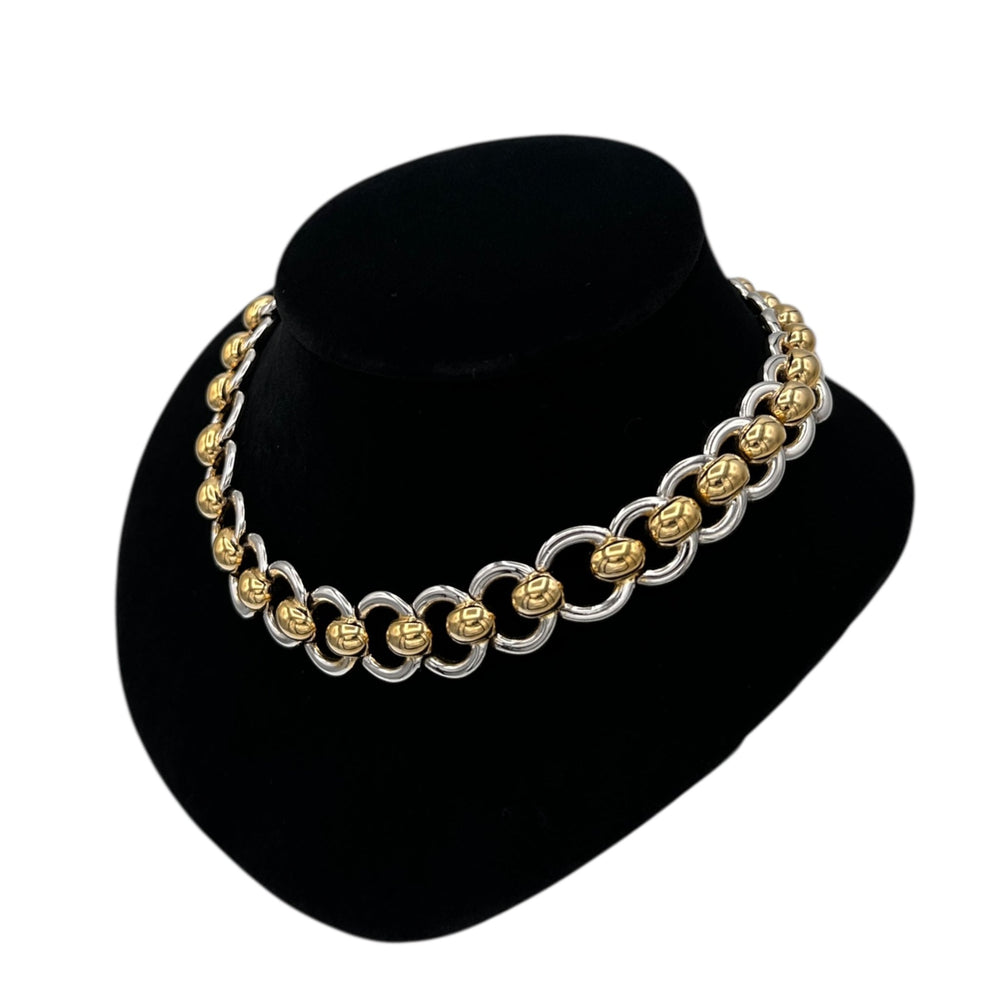 Necklaces & PendantsVintage Guy Laroche Two - Tone Circle Link Necklace