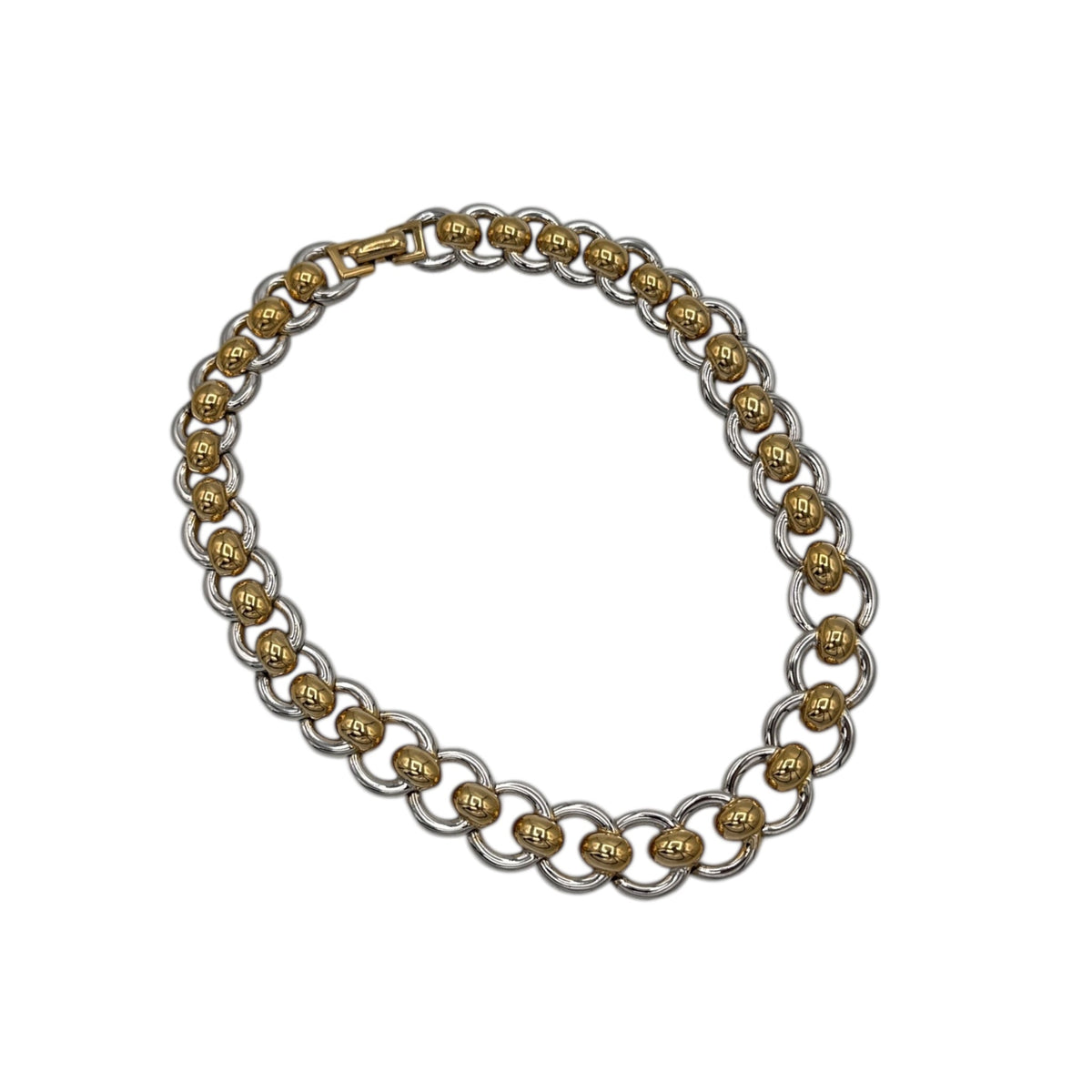 Necklaces & PendantsVintage Guy Laroche Two - Tone Circle Link Necklace