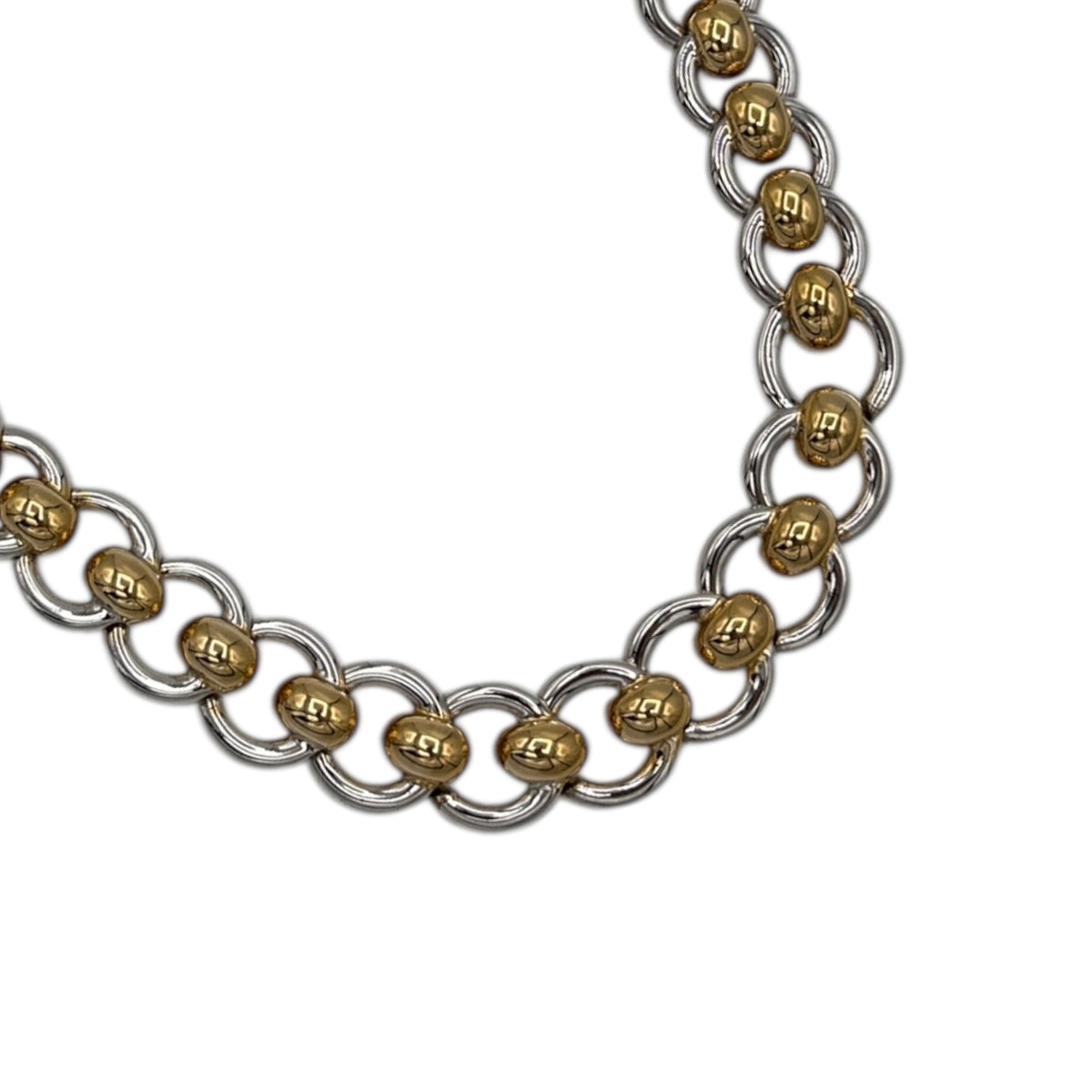 Necklaces & PendantsVintage Guy Laroche Two - Tone Circle Link Necklace