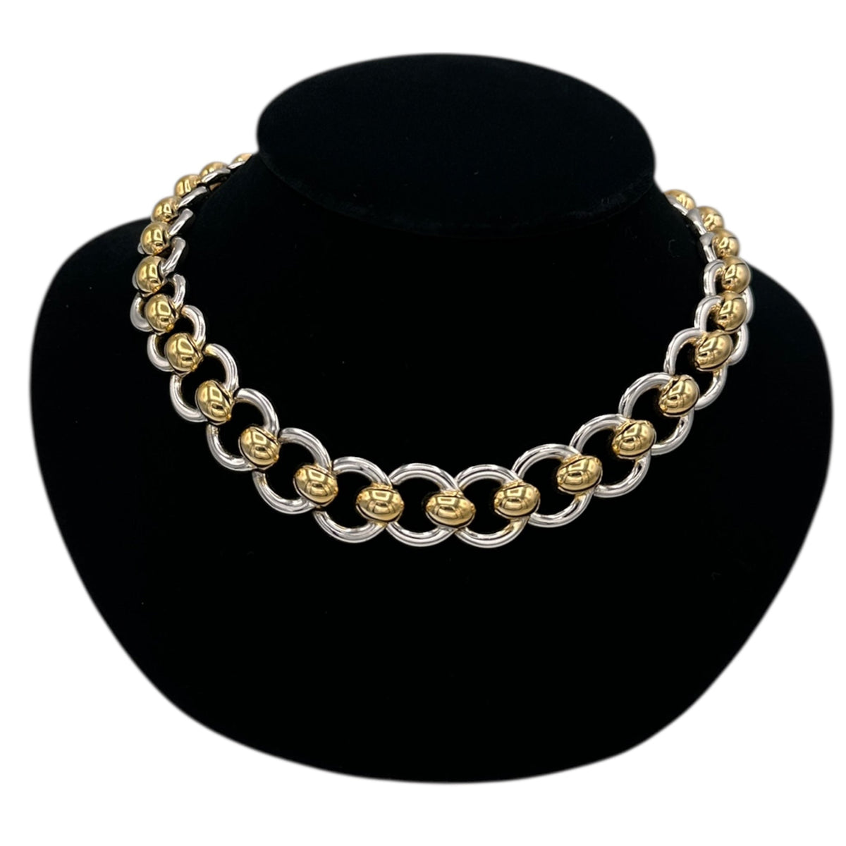 Necklaces & PendantsVintage Guy Laroche Two - Tone Circle Link Necklace