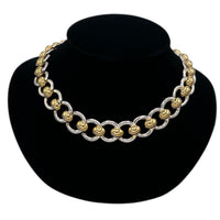 Necklaces & PendantsVintage Guy Laroche Two - Tone Circle Link Necklace