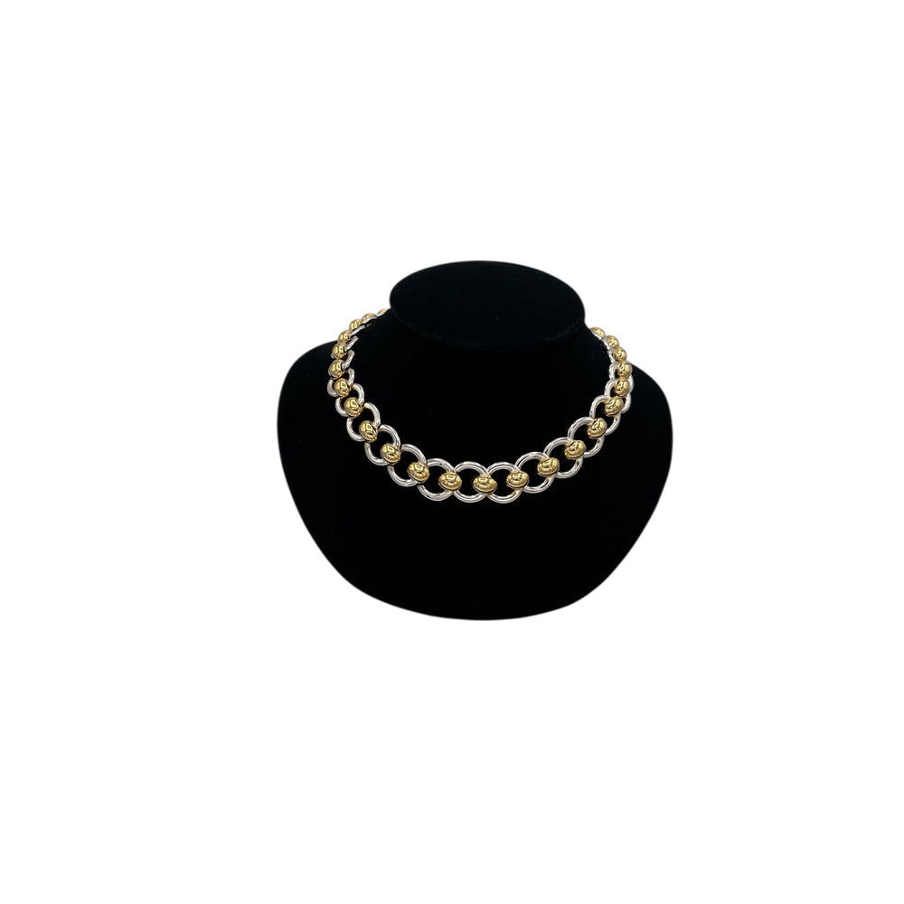 Necklaces & PendantsVintage Guy Laroche Two - Tone Circle Link Necklace