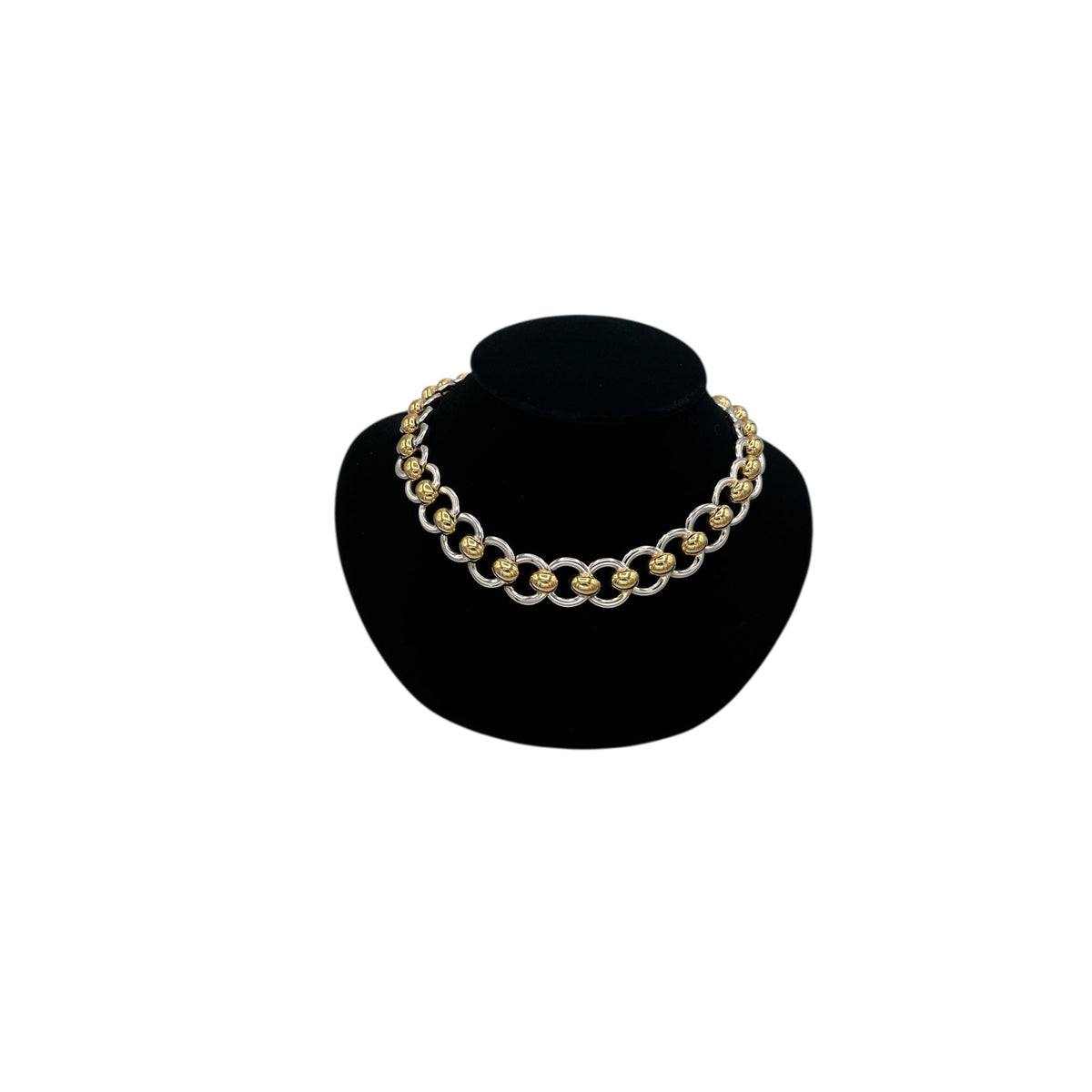 Necklaces & PendantsVintage Guy Laroche Two - Tone Circle Link Necklace