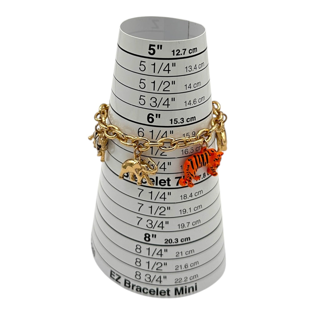 BraceletsVintage J. Crew Gold Tone Charm Bracelet Safari Animal Charms