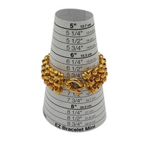 BraceletsVintage Joan Rivers Gold Oversized Three Cable Link Bracelet