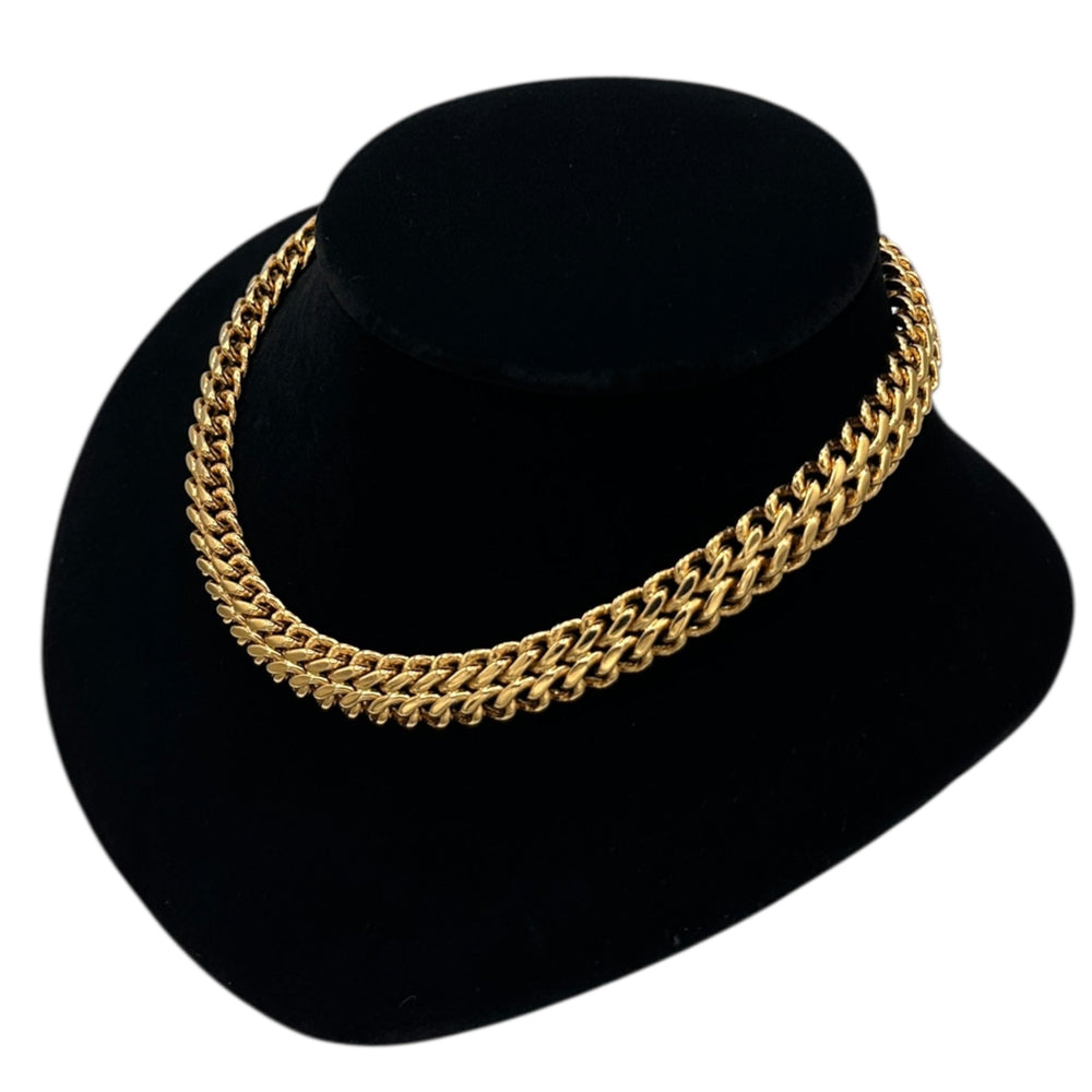Necklaces & PendantsVintage Monet 1980s Gold Double Curb Cuban Chain Necklace