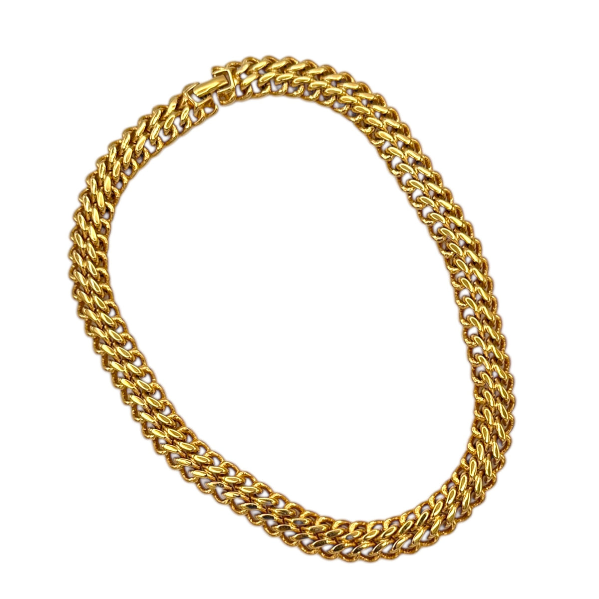 Necklaces & PendantsVintage Monet 1980s Gold Double Curb Cuban Chain Necklace