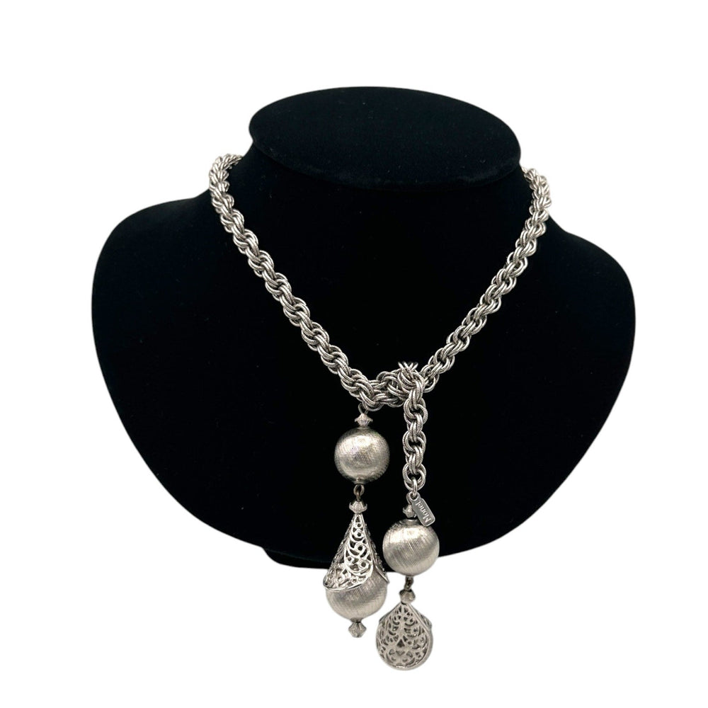 Necklaces & PendantsVintage Monet Bolero 1960s Signed Lariat Layering Necklace