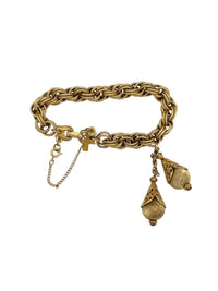 Vintage Monet Gold Chain Slide Stacking Bracelet Bracelets 24 Wishes Vintage Jewelry