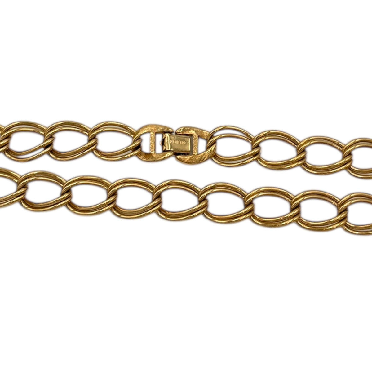 Necklaces & PendantsVintage Monet Gold Double Link Curb Chain Necklace