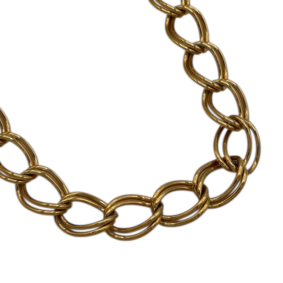 Necklaces & PendantsVintage Monet Gold Double Link Curb Chain Necklace