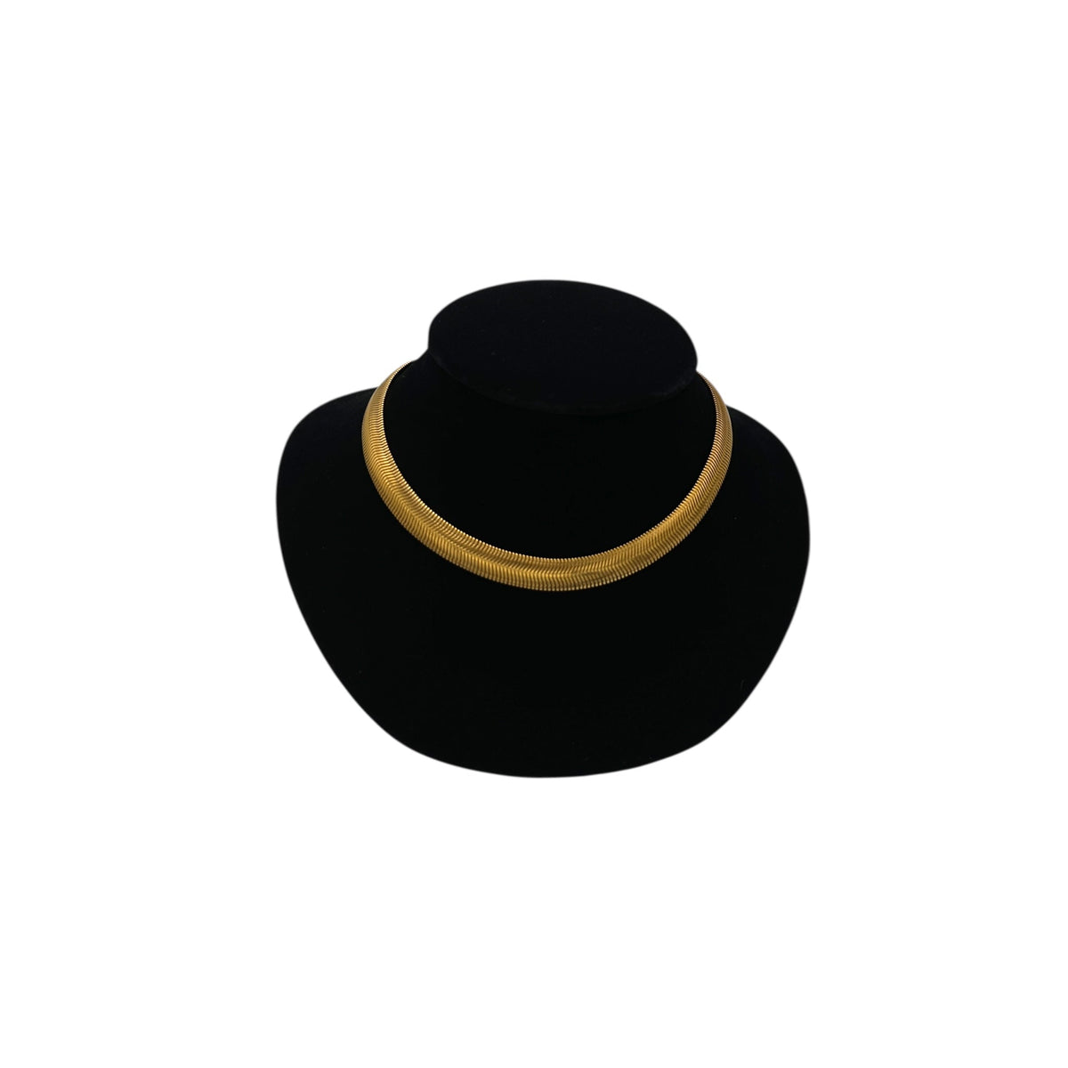 Necklaces & PendantsVintage Monet Gold Flat Snake Chain Adjustable Necklace