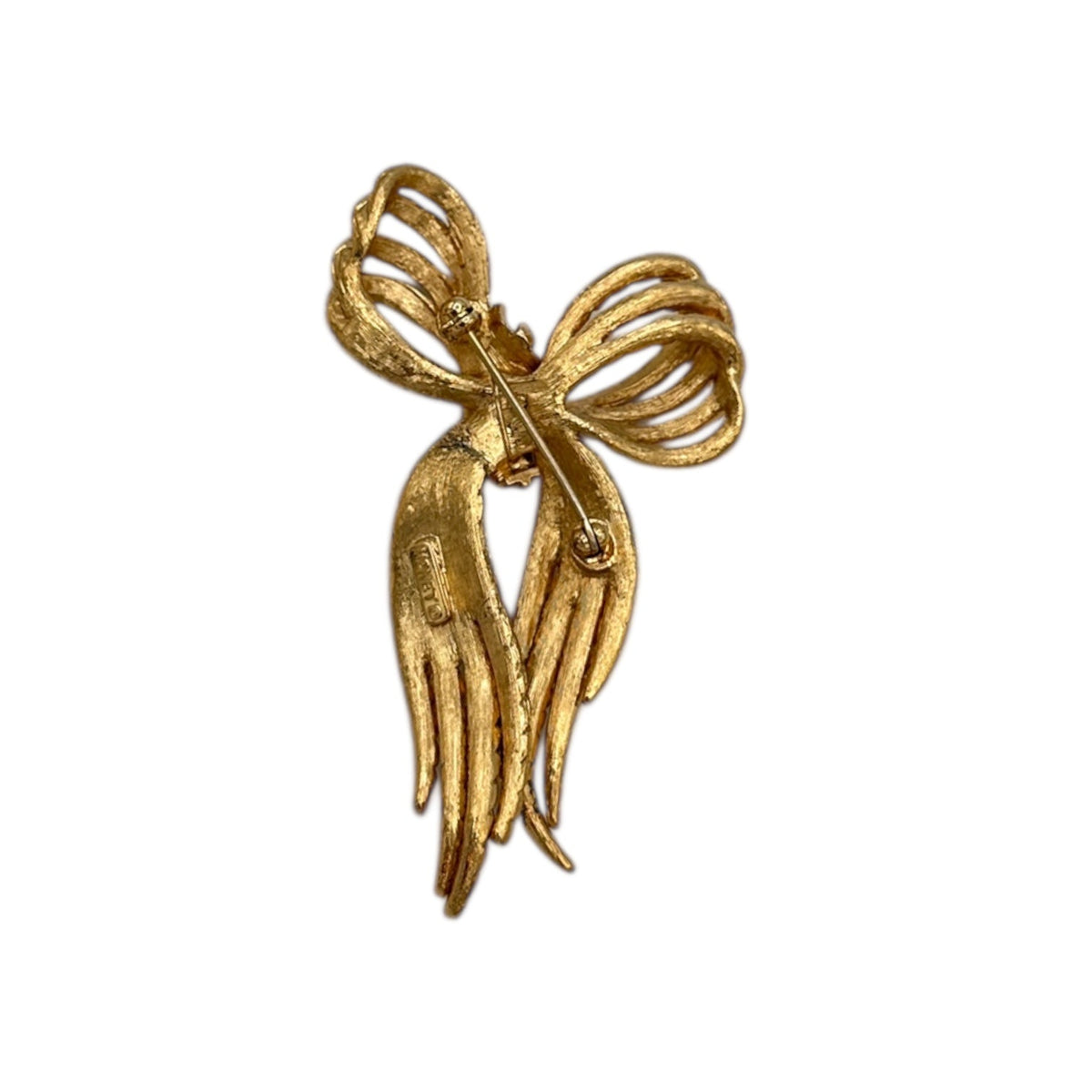 Brooches & PinsVintage Monet Gold Plated Rope Bow Brooch