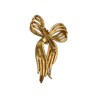 Brooches & PinsVintage Monet Gold Plated Rope Bow Brooch