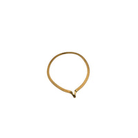 Necklaces & PendantsVintage Monet Satin Gold Omega Necklace with Swoosh Pendant