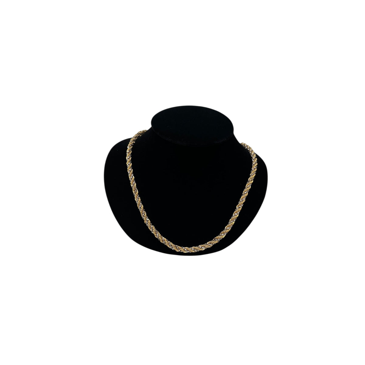 Necklaces & PendantsVintage Monet Two - Tone Metal Rope Long Chain Necklace