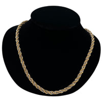 Necklaces & PendantsVintage Monet Two - Tone Metal Rope Long Chain Necklace