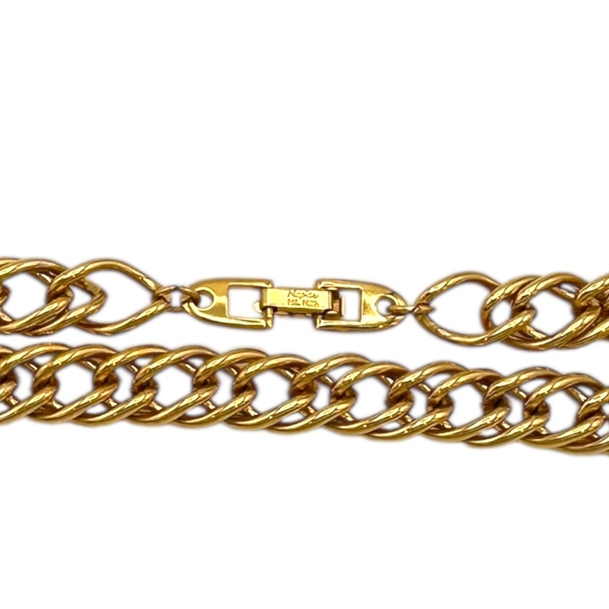 Necklaces & PendantsVintage Napier Gold Double Curb Chain Necklace