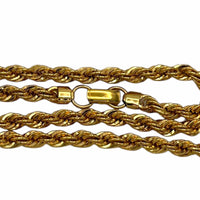 Necklaces & PendantsVintage Napier Long Gold Rope Chain Necklace