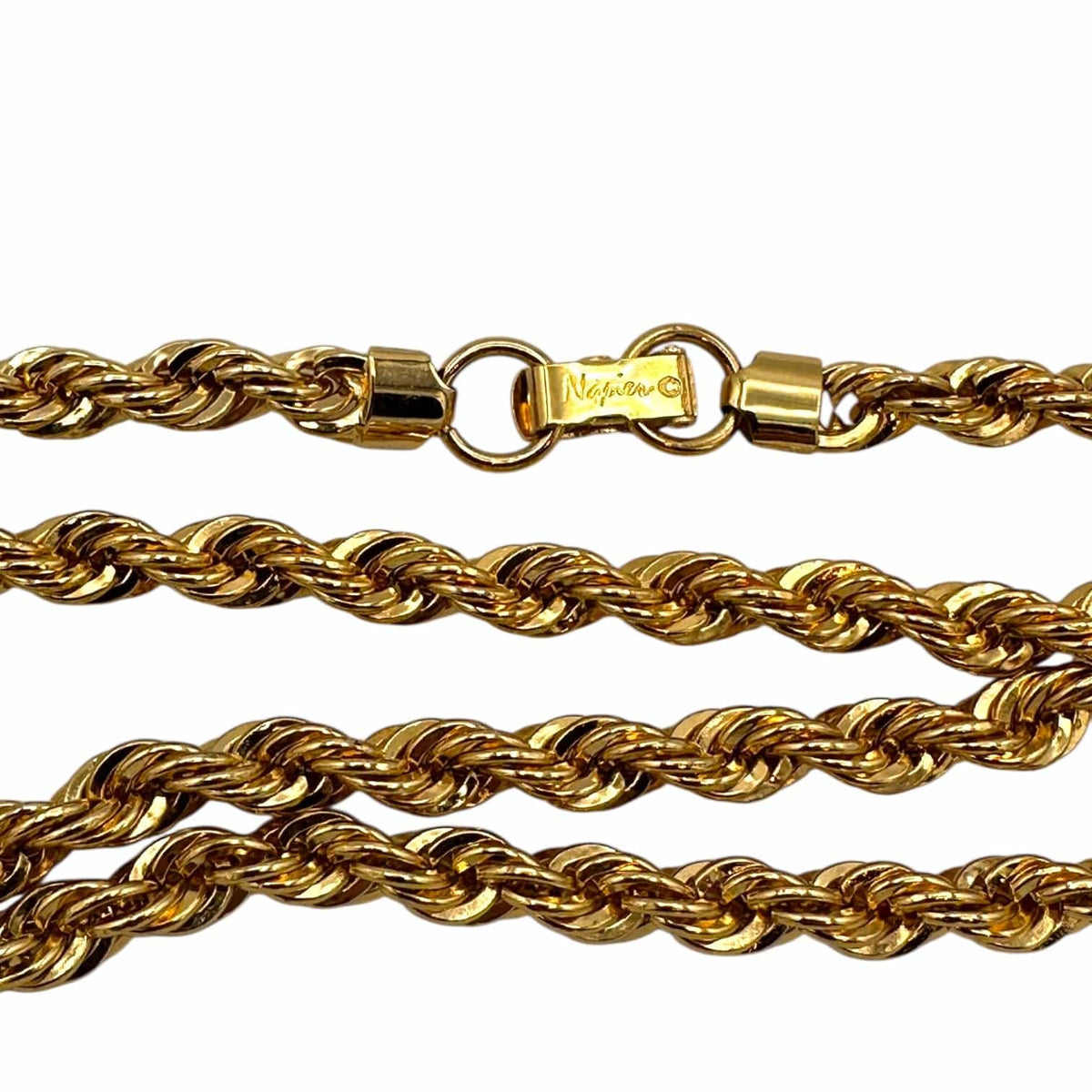 Necklaces & PendantsVintage Napier Long Gold Rope Chain Necklace