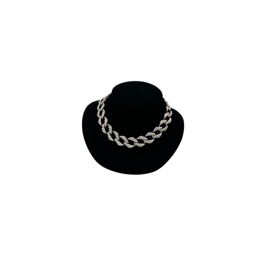 Necklaces & PendantsVintage Napier Silver Plated Curb Link Chain Necklace