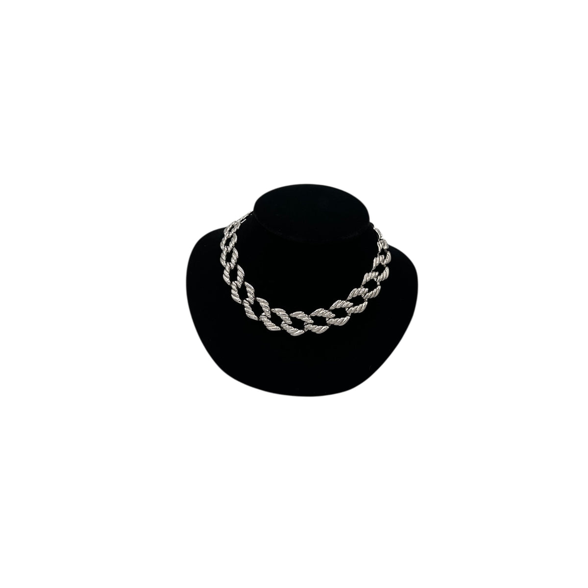 Necklaces & PendantsVintage Napier Silver Plated Curb Link Chain Necklace