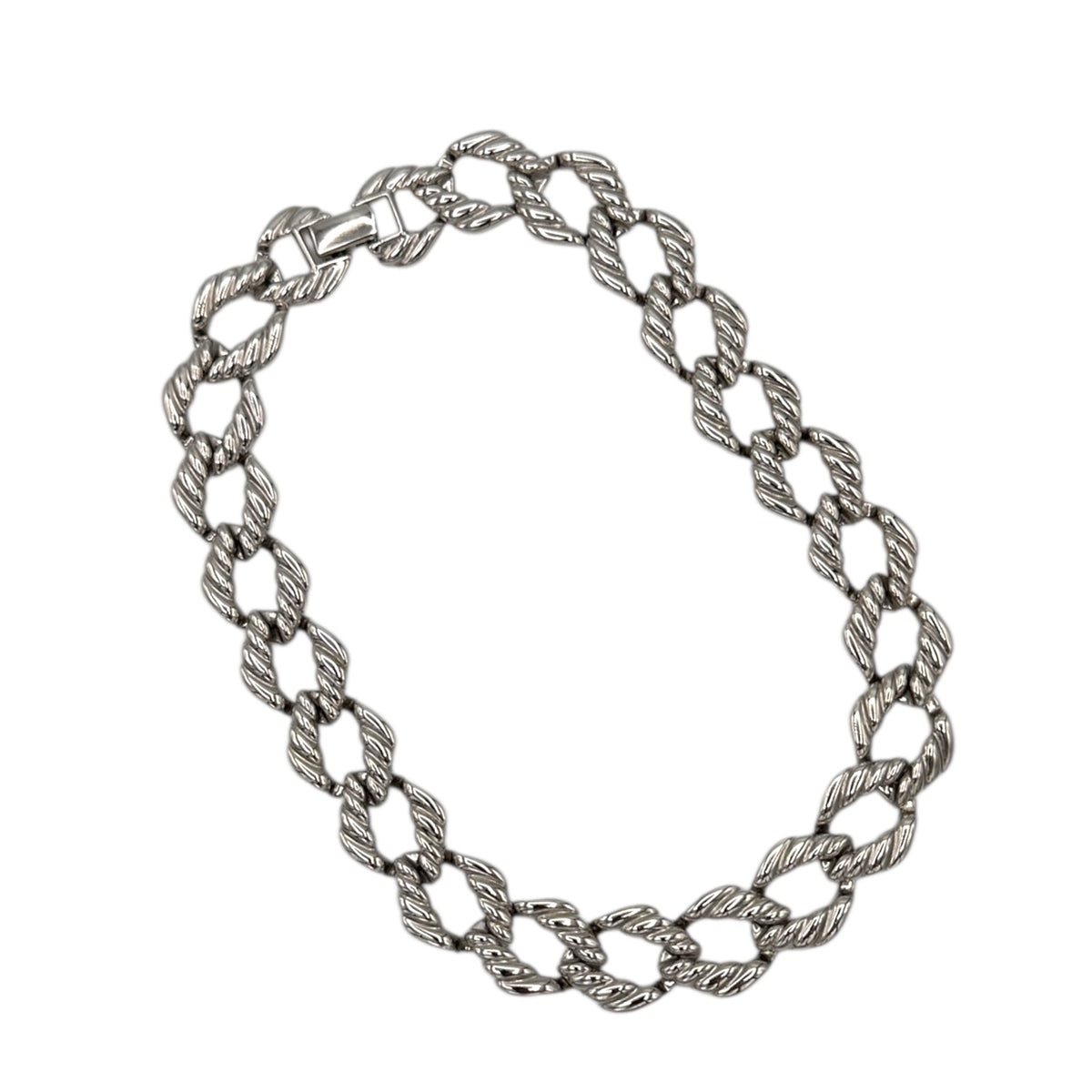 Necklaces & PendantsVintage Napier Silver Plated Curb Link Chain Necklace