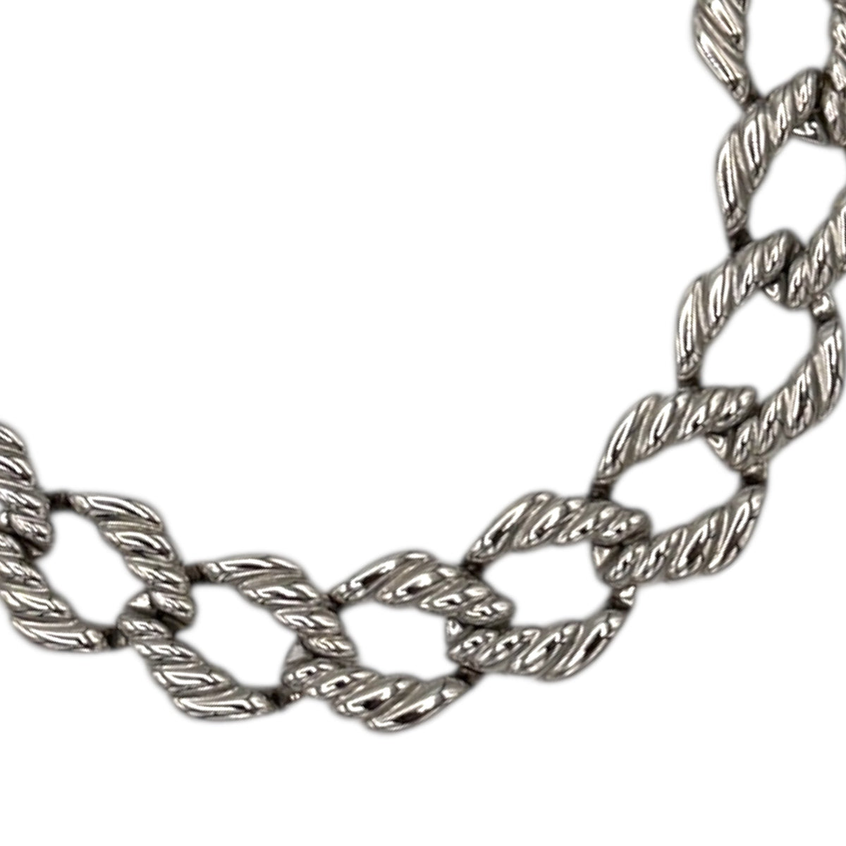 Necklaces & PendantsVintage Napier Silver Plated Curb Link Chain Necklace