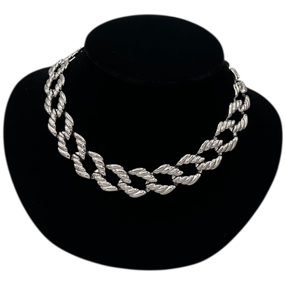Necklaces & PendantsVintage Napier Silver Plated Curb Link Chain Necklace