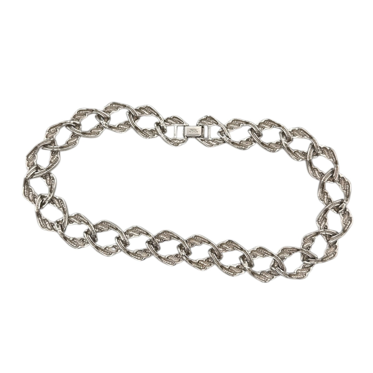 Necklaces & PendantsVintage Napier Silver Plated Curb Link Chain Necklace