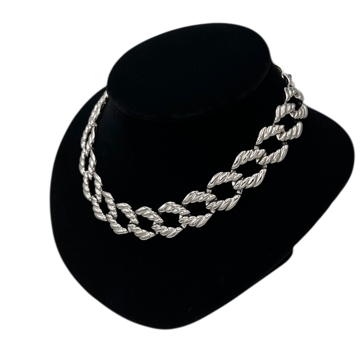 Necklaces & PendantsVintage Napier Silver Plated Curb Link Chain Necklace