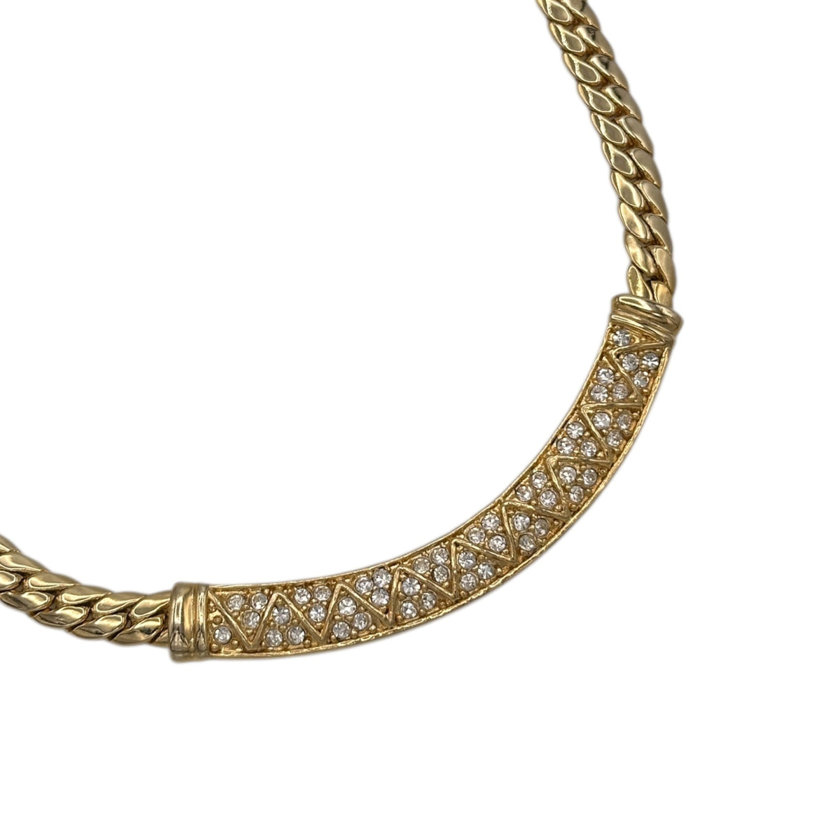 Necklaces & PendantsVintage Park Lane Gold Pavé Pendant Chain Necklace