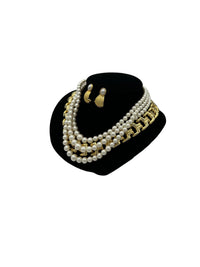 Vintage Pearls & Gold Chain Vintage Jewelry Curated Collection - 24 Wishes Vintage Jewelry