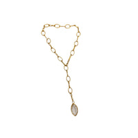 Necklaces & PendantsVintage Swarovski Gold Plated Crystal Charm Necklace