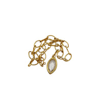 Necklaces & PendantsVintage Swarovski Gold Plated Crystal Charm Necklace