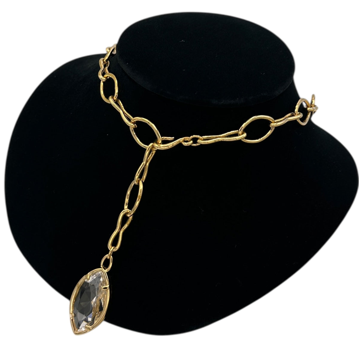 Necklaces & PendantsVintage Swarovski Gold Plated Crystal Charm Necklace