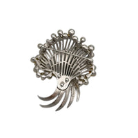Brooches & PinsVintage Trifari 1960s Silver Plated Starburst Brooch with Faux Pearls