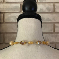Vintage Vendome Gold Victorian Revival Pearl Necklace - 24 Wishes Vintage Jewelry