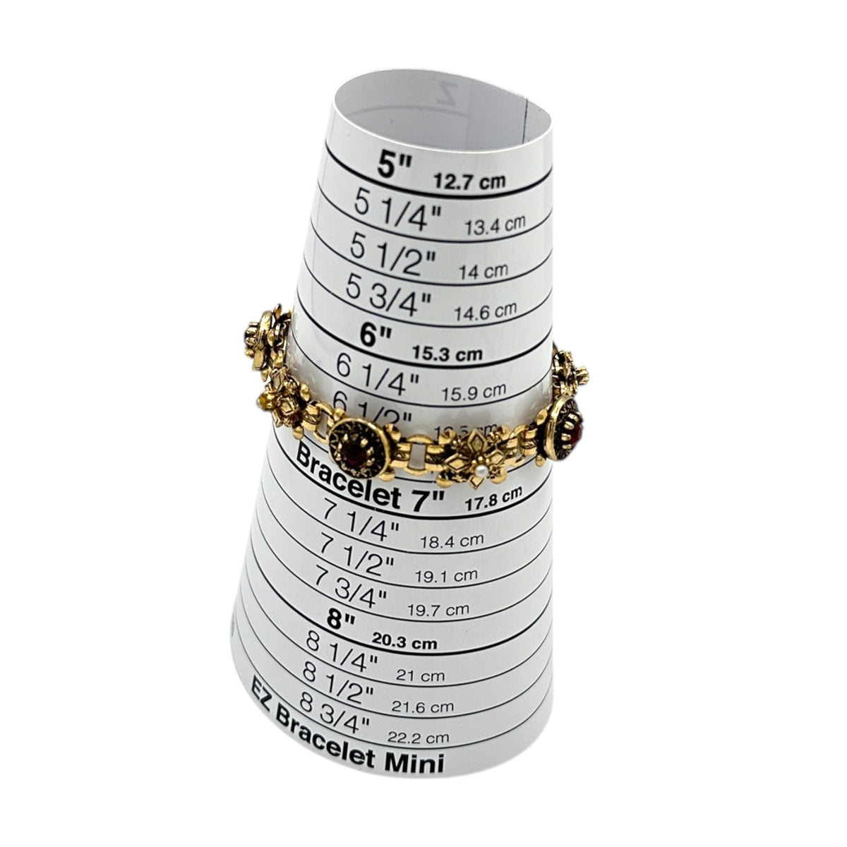 Vintage Victorian Revival Book Chain Style Bracelet 24 Wishes Vintage Jewelry