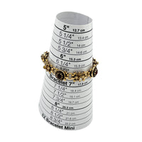 Vintage Victorian Revival Book Chain Style Bracelet 24 Wishes Vintage Jewelry