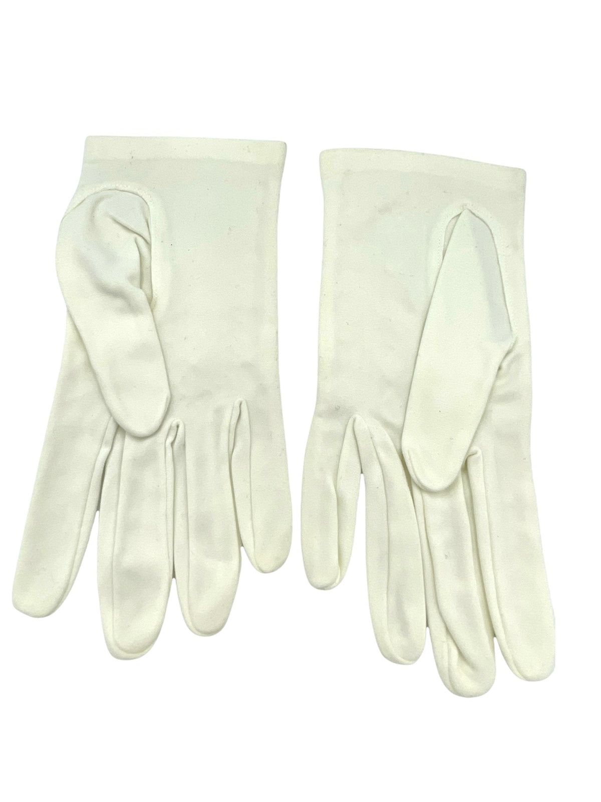 White Short Lace Vintage Gloves - 24 Wishes Vintage Jewelry