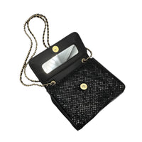 Whiting & Davis Black Mesh Shoulder Bag with Chain Strap Vintage Handbag Accessories 24 Wishes Vintage Jewelry