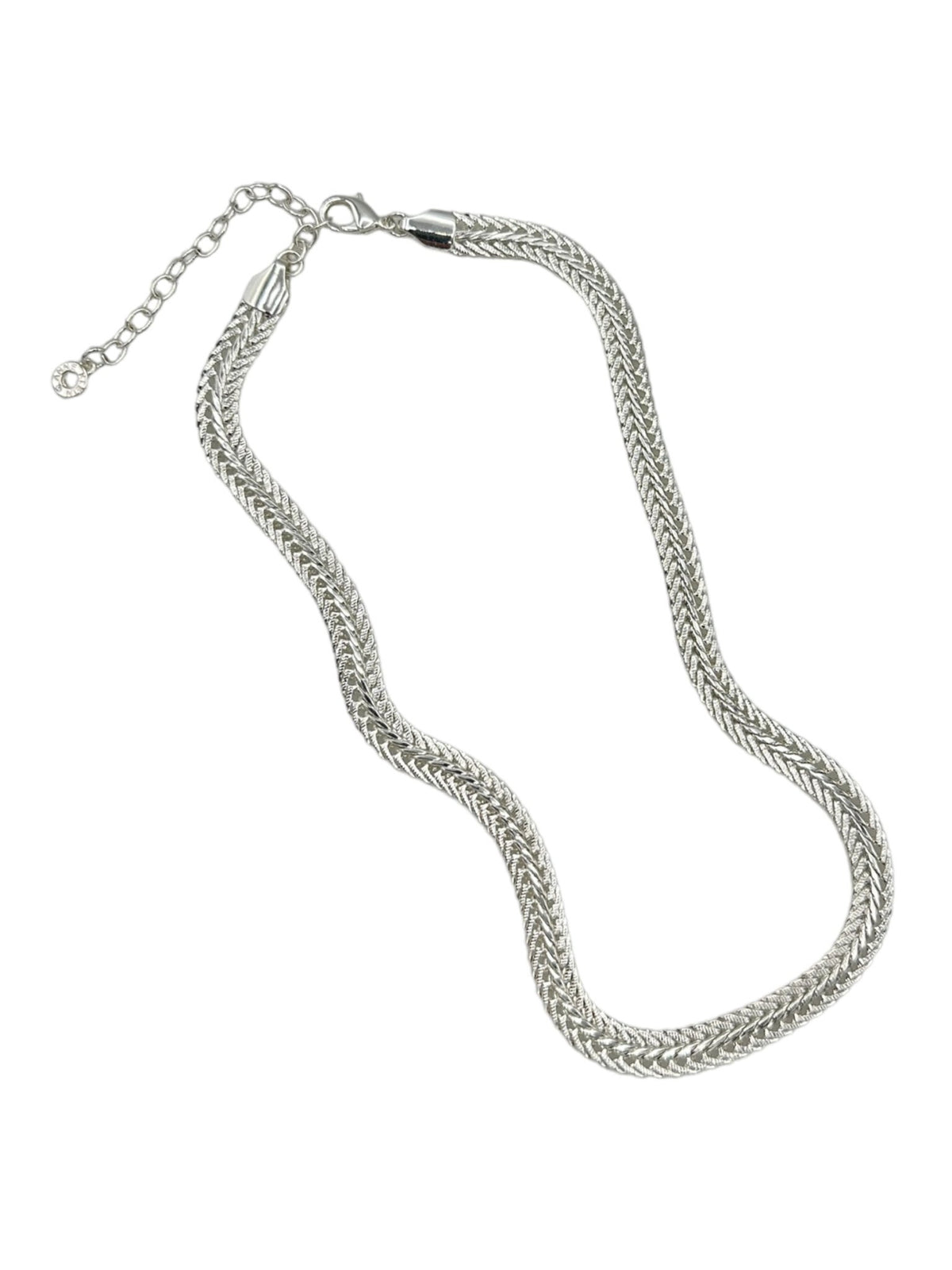 Anne Klein Classic Heavy Link Silver Chain Necklace - 24 Wishes Vintage Jewelry