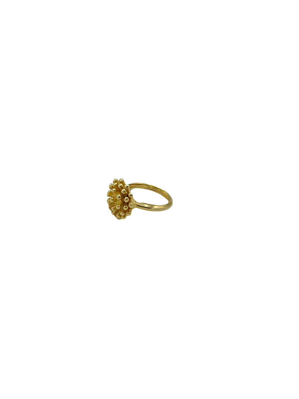 Avon Gold Starburst Vintage Adjustable Cocktail Ring - 24 Wishes Vintage Jewelry