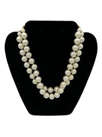 Carolee Classic Double Strand Pearl Vintage Necklace - 24 Wishes Vintage Jewelry