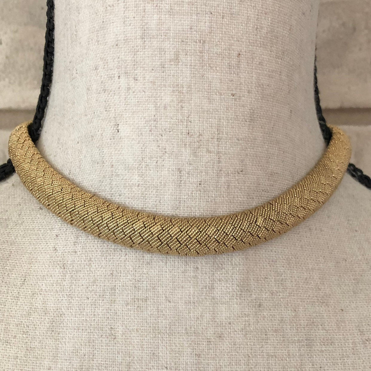 Ciner Gold Snake Chain Necklace - 24 Wishes Vintage Jewelry