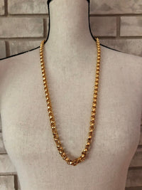 Classic Gold Link Chain Vintage Layering Necklace - 24 Wishes Vintage Jewelry